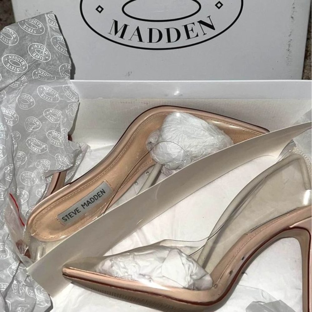 Steve Madden Clear Pumps